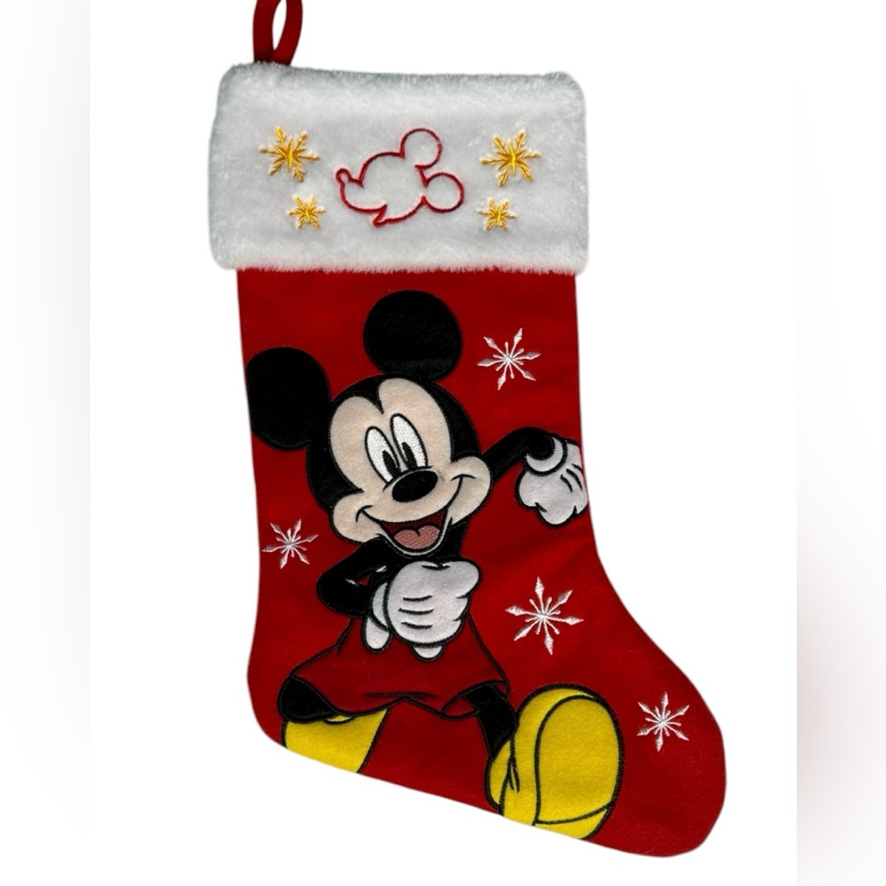 Disney Mickey Mouse Fleece Christmas Stocking